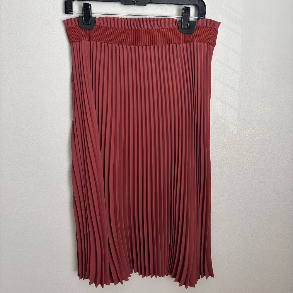 Aritzia Babaton A-Line Pleated Skirt